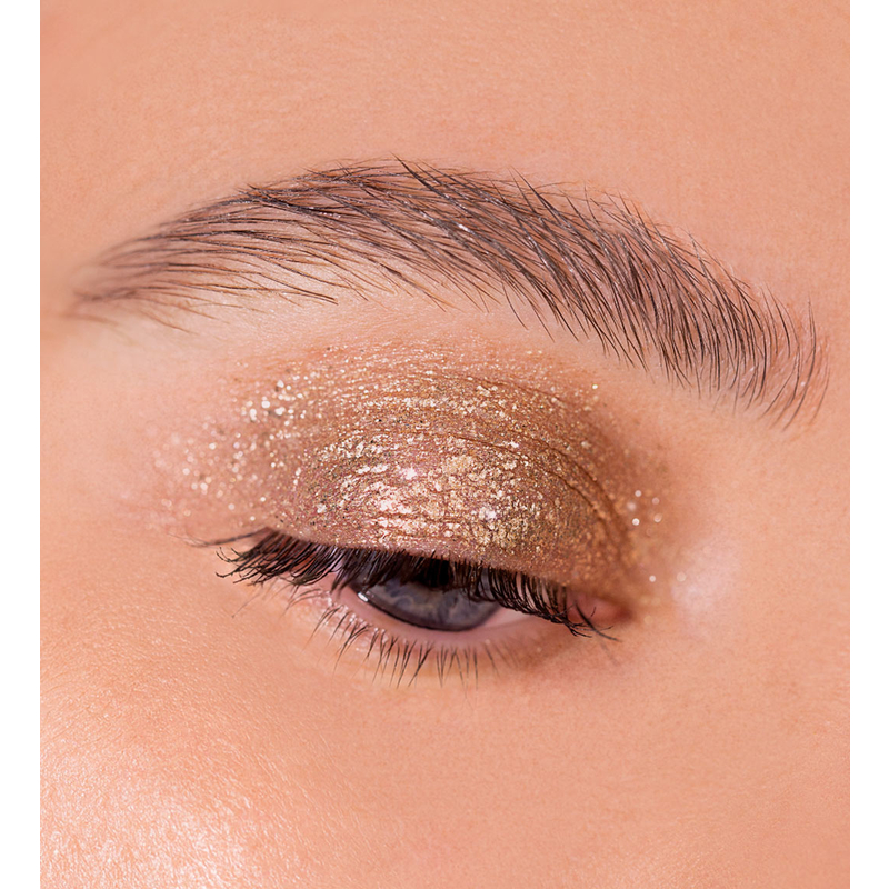 LUX visage (люкс визаж) GLITTER ROCK Жидкие тени для век 302 Royal Gold ...