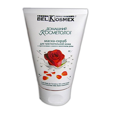 Belkosmex Домашний косметолог Маска-скраб для Чувствительной кожи 100мл