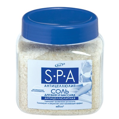 Белита SPA Соль для ванн и массажа антицеллюлитная 700 г
