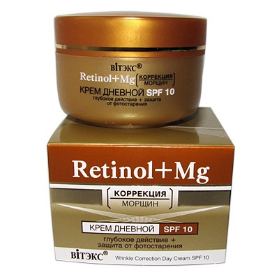 Витэкс Retinol+Mg Корр.морщ. Крем Дневной SPF10 защита фотостарения 45мл