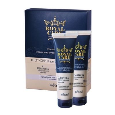 Белита Royal Care EFFECT-COMPLEX для Восст волос (крем-маска+сыв)