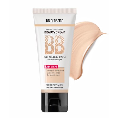 Belor Design Тональный крем BB beauty cream 30г 102 песочный