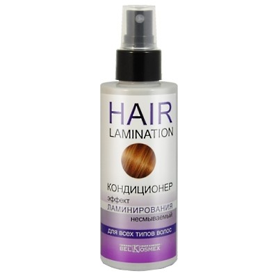 Belkosmex Hair Lamination Кондиц Эффект ламинирования несмыв для всех типов волос 145мл