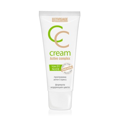 LUX visage Крем тональный CC тон 01 Nude