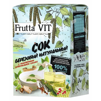 Витэкс Frutta Vit Сок Березовый освежающий 3л