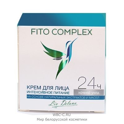 Liv Delano Fito Complex Крем для лица Интенсивное питание ночной 24ч 45г
