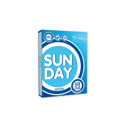 Сонца Sunday Стиральный порошок Автомат для белого 400г