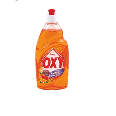 РОМАКС Romax Oxy Ср-во для Мытья посуды Апельсин и красный грейпфрут 450мл