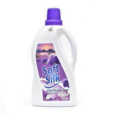 РОМАКС Soft Silk Средство для стирки жидкое для белого белья 1,5л