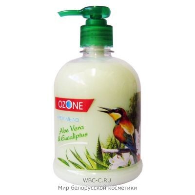 РОМАКС OZONE Крем-мыло «OZONE» Aloe Vera Eucalyptus 500г