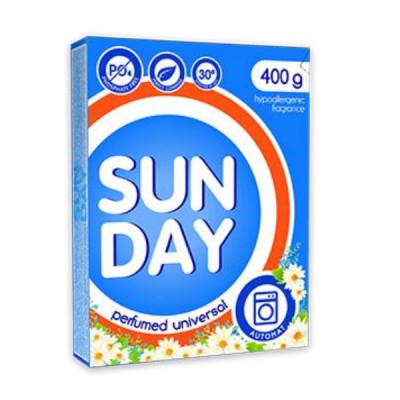Сонца Sunday Стиральный порошок Автомат 400г Perfumed универсальный