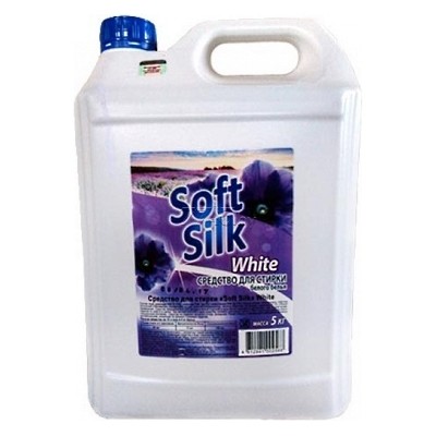 РОМАКС Soft Silk Средство для стирки жидкое для Белого белья 5л