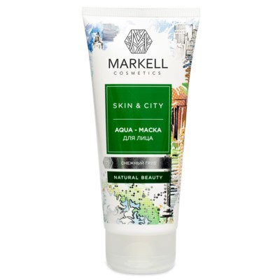 Markell Skin&City AQUA-Маска для лица Снежный гриб 100мл