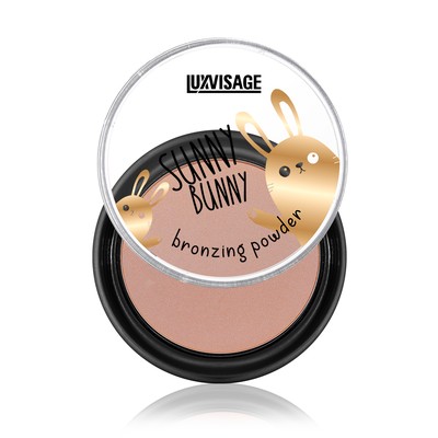 LUX visage Люкс визаж SUNNY BUNNY ПУДРА-БРОНЗАТОР С ЭФФЕКТОМ ЕСТЕСТВЕННОГО ЗАГАРА И ЛЕГКОГО СИЯНИЯ 01 10г