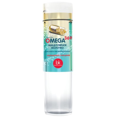 Belkosmex OMEGA 369 Мицеллярное молочко для сухой и чувствительной кожи 200г