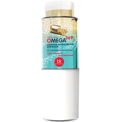 Belkosmex OMEGA 369 Шампунь для волос Интенсивный 400г