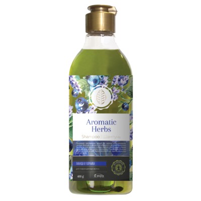РОМАКС Aromatic Herbs  Шампунь Лаванда и голубика 400г