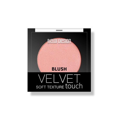 Belor Design Румяна Velvet Touch 101 нежный персик