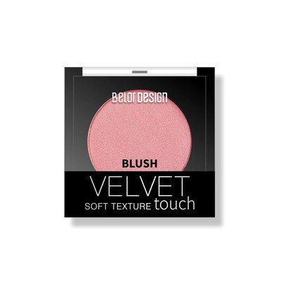 Belor Design Румяна Velvet Touch 104 розово-бежевый