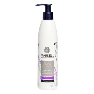 Markell Professional Hair Line Professional Шампунь Color Freeze для нейтрализации желтизны волос 300мл