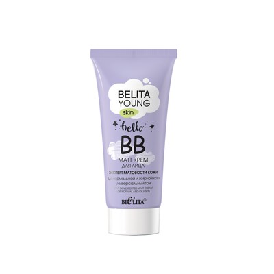 Белита Young Skin BB-matt крем для лица Эксперт матовости кожи для нормальной и жирной кожи 30мл