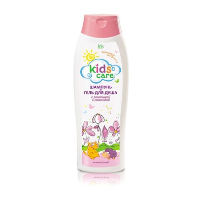 Iris Cosmetic IRIScosmetic  Kids Care Шампунь/Гель для душа Детский Ромашка+лаванда 400мл фл