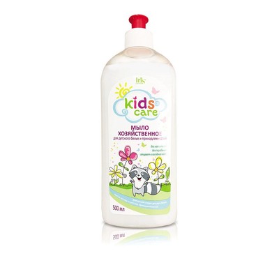 Iris Cosmetic IRIScosmetic  Kids Care Детское Хозяйственное мыло для детского белья 500мл фл/дозатор
