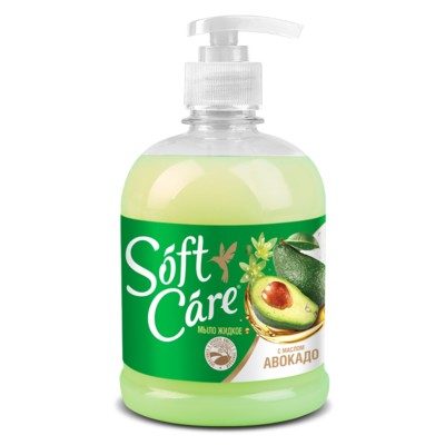 РОМАКС  Мыло жидкое "Soft Care" с маслом авокадо 500 г