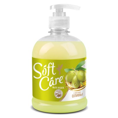 РОМАКС  Мыло жидкое "Soft Care" с оливковым маслом 500 г