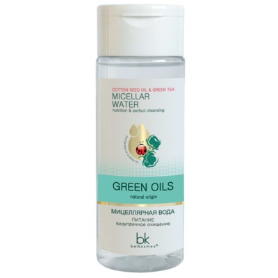 Belkosmex GREEN OILS  Мицеллярная вода питание безупречное очищение 150 мл.