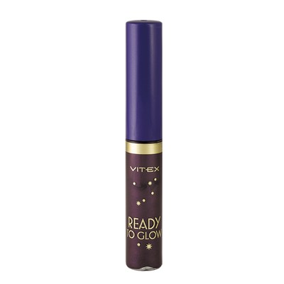 Витэкс READY TO GLOW  Жидкая подводка для глаз с блест. т 85 Night violet