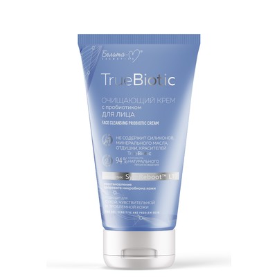 Белита-М TrueBiotic  Очищающий крем с пробиотиком для лица 125г