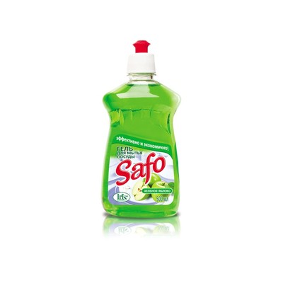Iris Cosmetic IRIScosmetic SAFO Гель для мытья посуды Зеленое яблоко 500мл