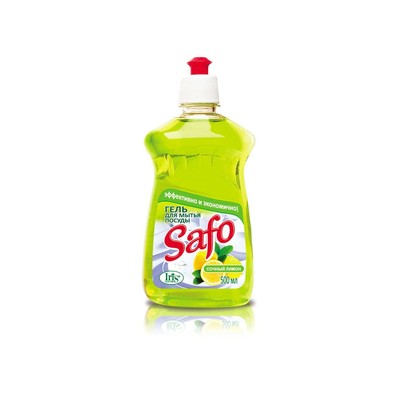 Iris Cosmetic IRIScosmetic SAFO Гель для мытья посуды Сочный лимон 500мл