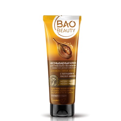 Белита-М BAOBEAUTY Несмываемый крем с эффектом легкой фиксации для всех тип волос с пептидами и маслом баобаба 100г