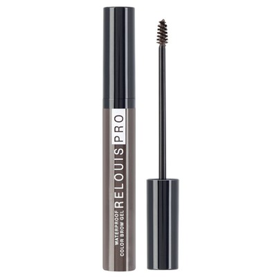 Relouis Гель для бровей водостойкий оттеночный PRO Waterproof Color Brow Gel тон 04 Dark brown