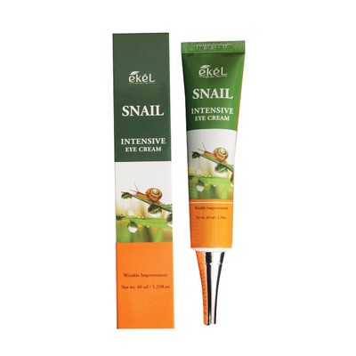 Ekel EKEL SNAIL INTENSIVE EYE CREAM Крем для век с муцином улитки 40 мл.