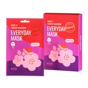 Dearboo snail cherry blossom everyday mask