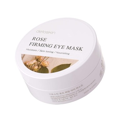 DETOSKIN  ROSE FIRMING EYE MASK, Гидрогелевые патчи с экстрактомактом розы 60 шт/87г