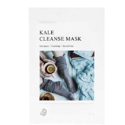 DETOSKIN  KALE CLEANSE MASK Тканевая маска очищающая с экстрактомактом Кейл 30 г