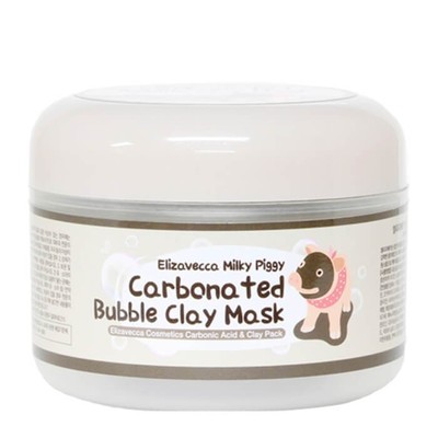 Elizavecca  Сarbonate Bubble Clay Mask Маска для лица очищающая КИСЛОРОДНАЯ с глиной 100 мл
