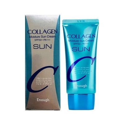 Enough  Collagen Moisture Sun Cream SPF50+PA+++ Крем для лица солнцезащитный увлаж с коллаген 50 мл