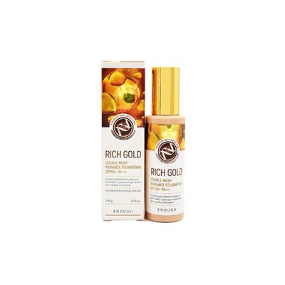 Enough  Rich Gold Double SPF50 Омолаживающий тональный крем с золотом Тон 13. 100 мл.