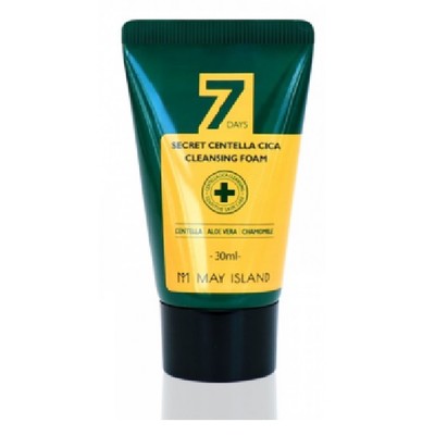 May Island 7 Days MAYISLAND Secret Centella Cica Cleansin Очищающ пенка для проблем кожи с экстрактом центеллы 30 мл