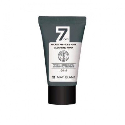 May Island 7 Days MAYISLAND Secret Peptide 8 Plus Cleansing Foam Очищающая пенка с пептидным комплексом 30мл.