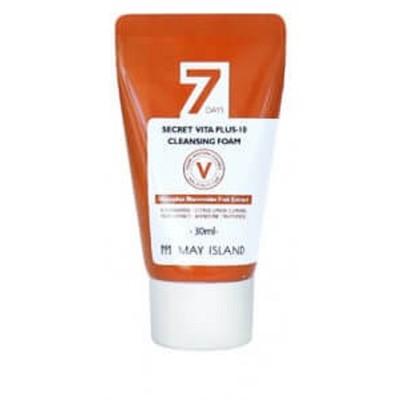 May Island 7 Days MAYISLAND Secret Vita Plus-10 Cleansing Пенка витаминизированная для тусклой кожи 30 мл