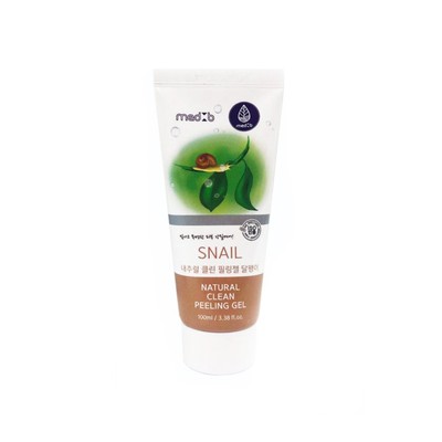 Med B Clean Peeling  Natural Gel Snail Гель-скатка с муцином улитки 100 мл