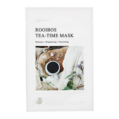 DETOSKIN  BLACK TEA-TIME MASK Тканевая маска с экстрактомактом черного чая 30г.