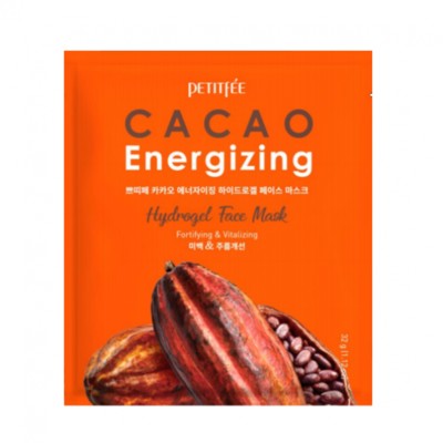 May Island Real Essense PETITFEE НАБОР Гидрогелевая маска для лица КАКАО Cacao Energizing Hydrogel Face Mask 5 шт