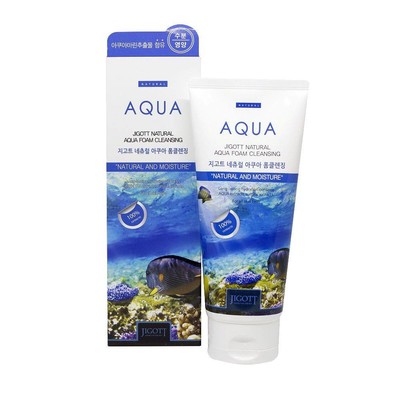 Ekel JIGOTT Пенка для умывания КОЛЛАГЕН JIGOTT Natural AQUA Foam Cleansing 180 мл